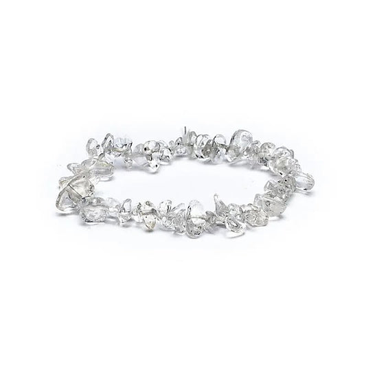 Bracelet chips de Cristal de Roche