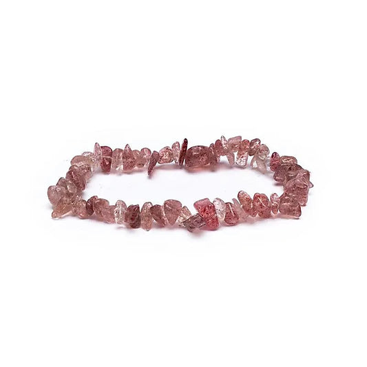 Bracelet chips de Quartz Fraise