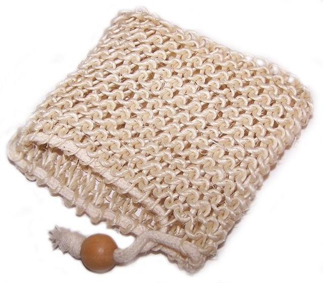 Sachet à savon en sisal