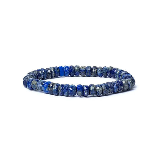 Bracelet Lapis Lazuli à facettes 8mm