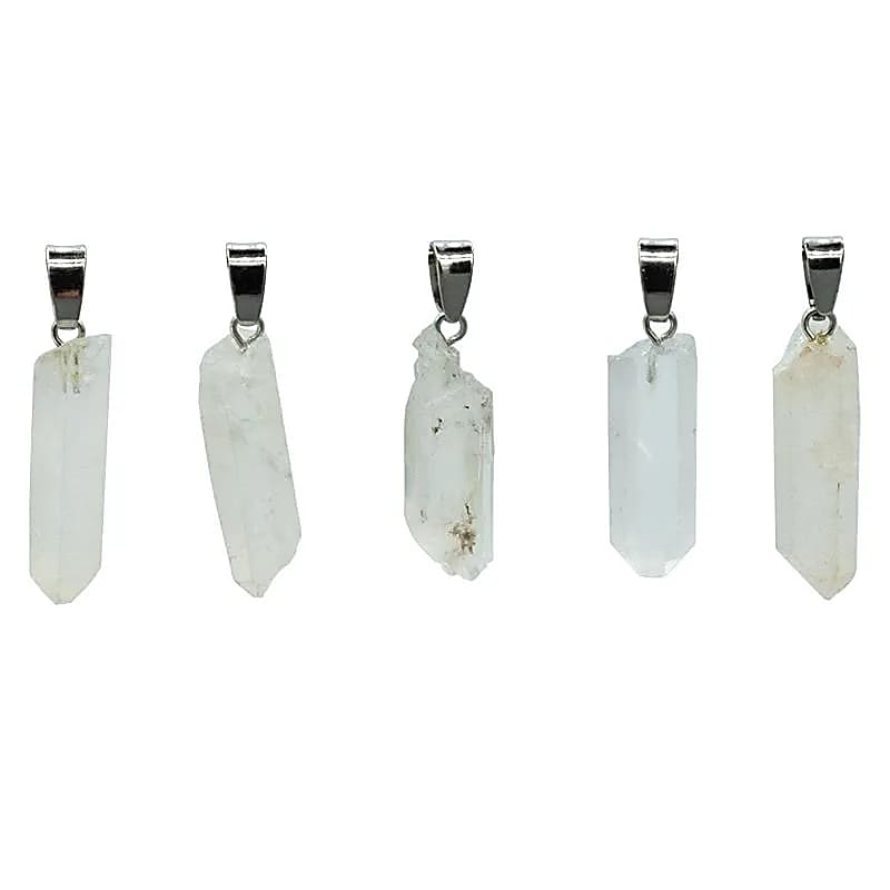 Pendentif en Cristal de Roche Naturel