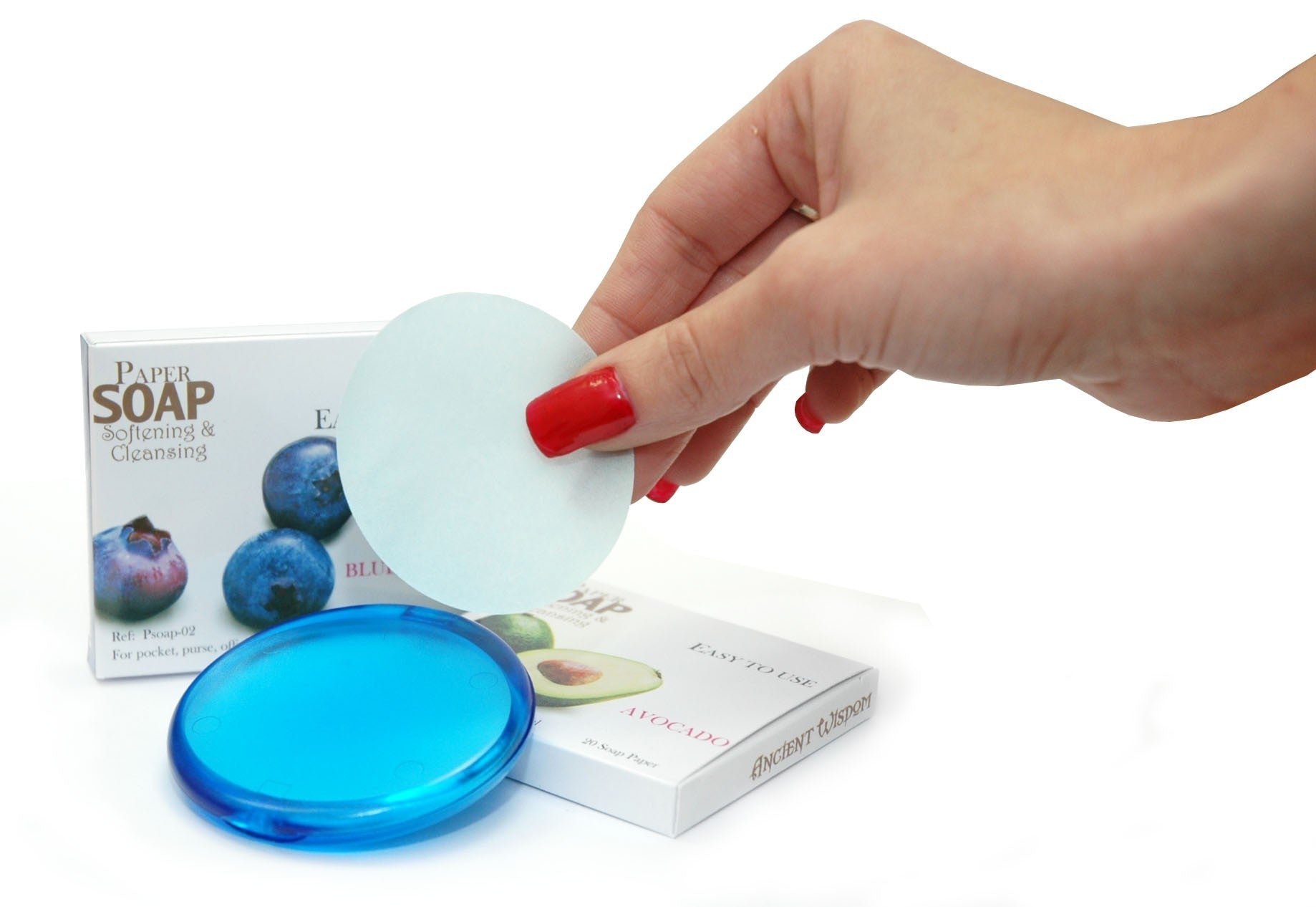 Savon de voyage emballé à l&