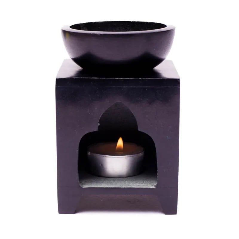 Brûle parfum en stéatite - Fleur de Vie