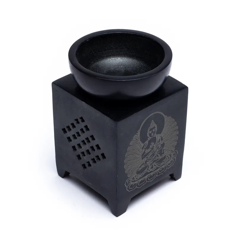 Brûle parfum en stéatite - Bouddha – vue 4