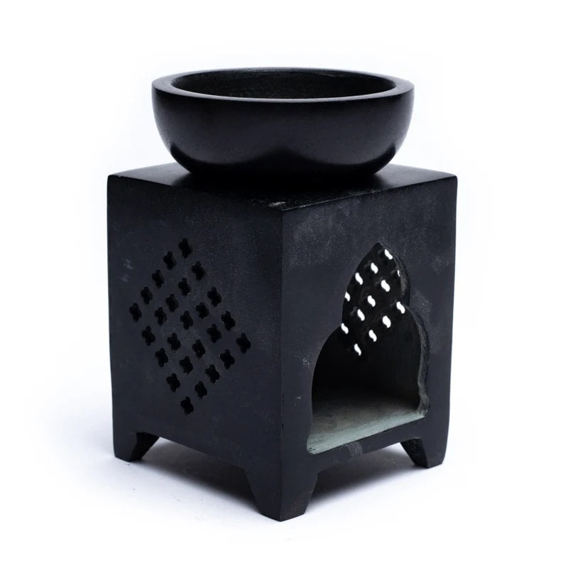 Brûle parfum en stéatite - Bouddha – vue 5