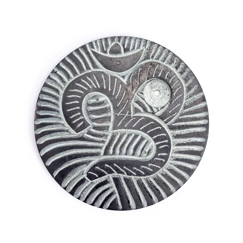 Brûleur encens cônes et bâtons - gravure Om