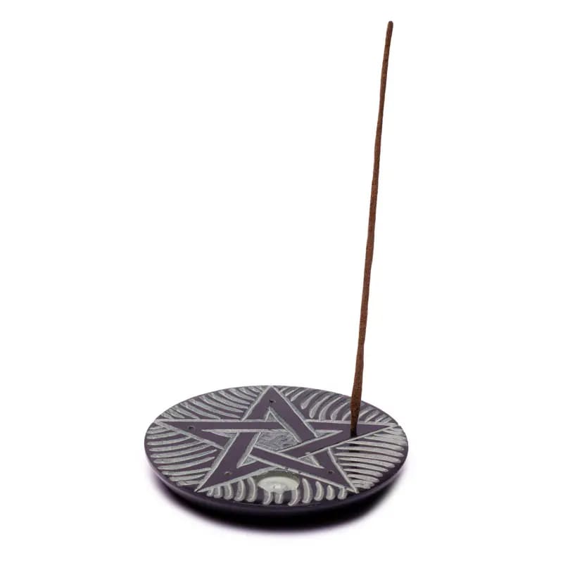 Brûleur encens cônes et bâtons - Pentacle