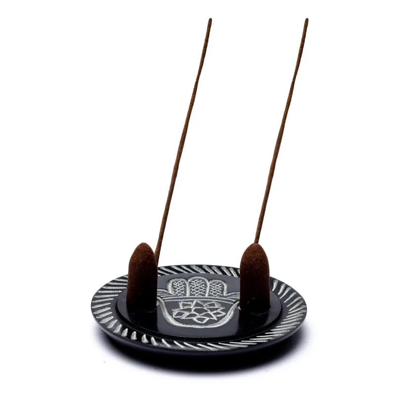 Brûleur encens cônes et bâtons - Hamsa