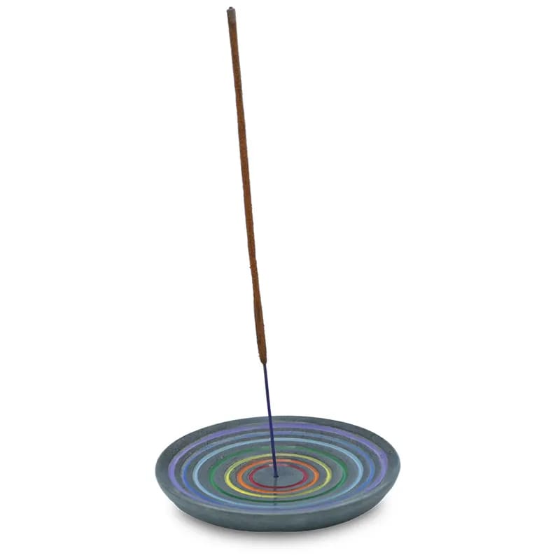 Brûleur encens cônes et bâtons - Arc en ciel