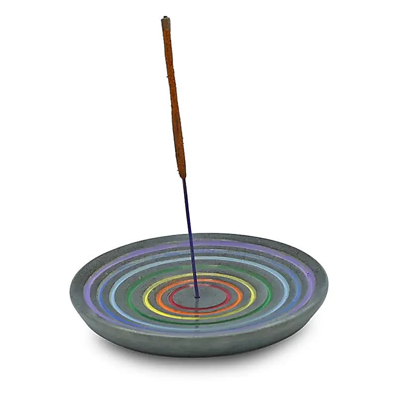 Brûleur encens cônes et bâtons - Arc en ciel