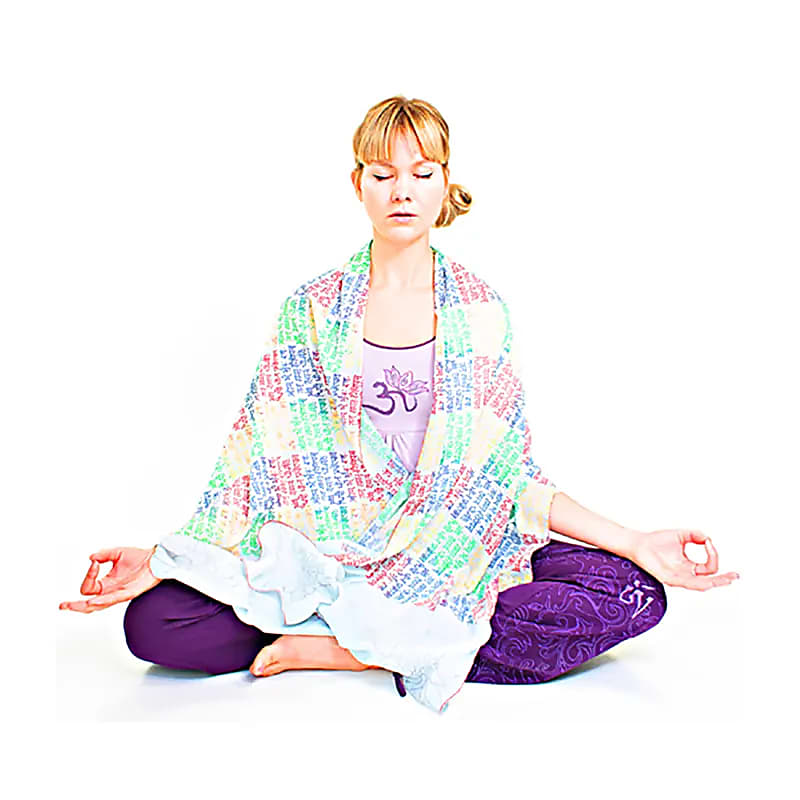 Châle de Méditation Gayatri Mantra