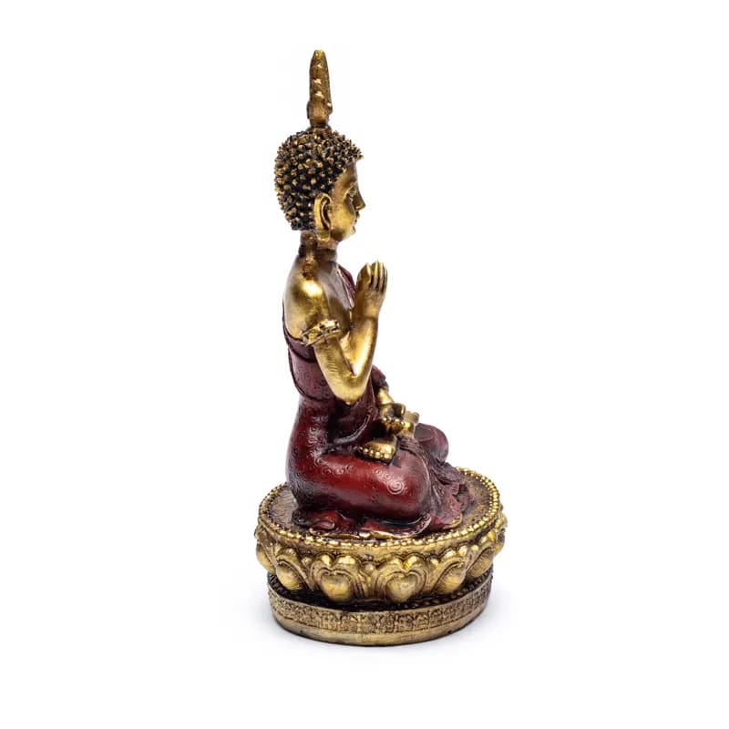 Bouddha de la réassurance avec trône