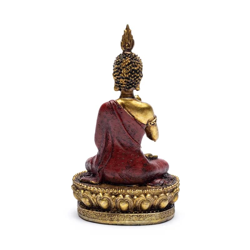 Bouddha de la réassurance avec trône