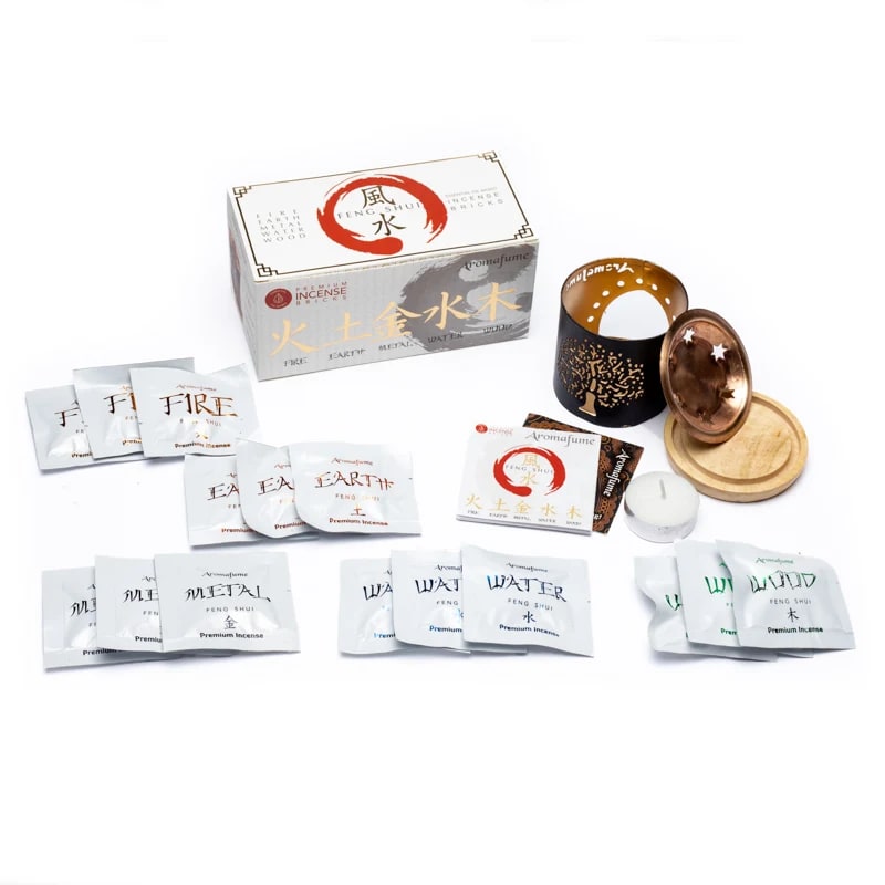 Coffret Aromafume Feng Shui : Diffuseur + briques d&