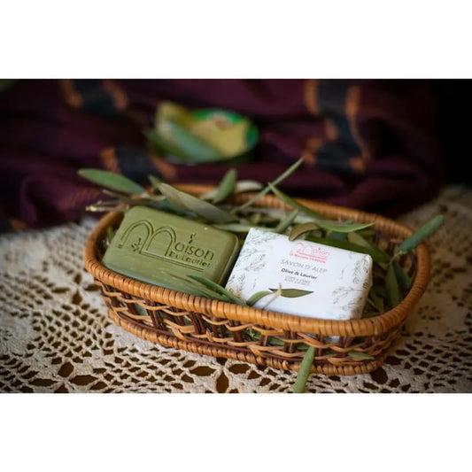 Savon d'Alep Maison du laurier - parfum Olive et Laurier - photo de présentation