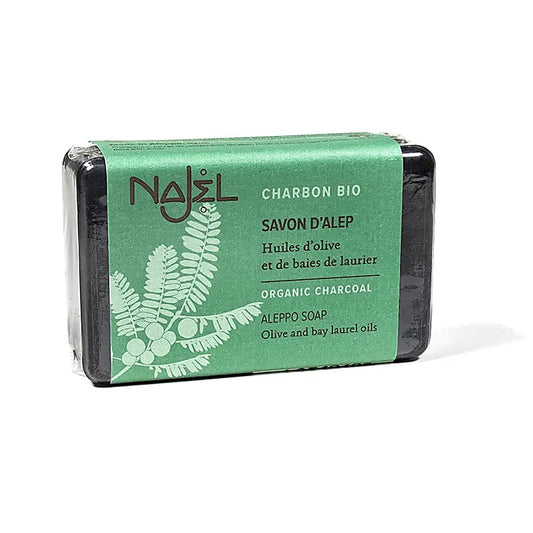 Savon d'Alep Najel au Charbon Bio – Purifiant et Détoxifiant