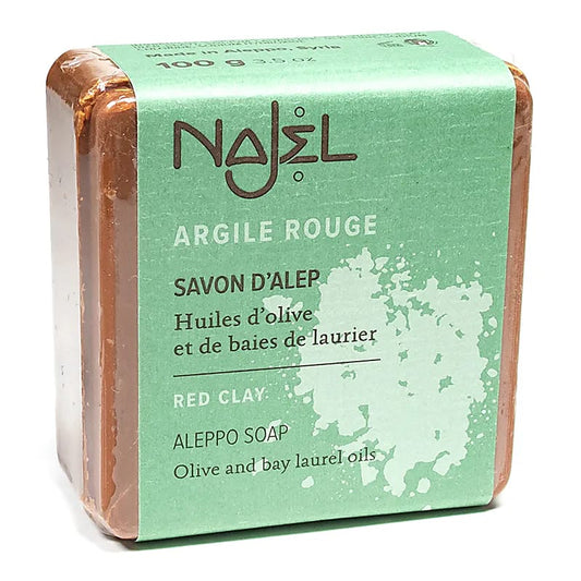 Savon d'Alep Najel à l'Argile Rouge – Nettoyant et Purifiant Naturel