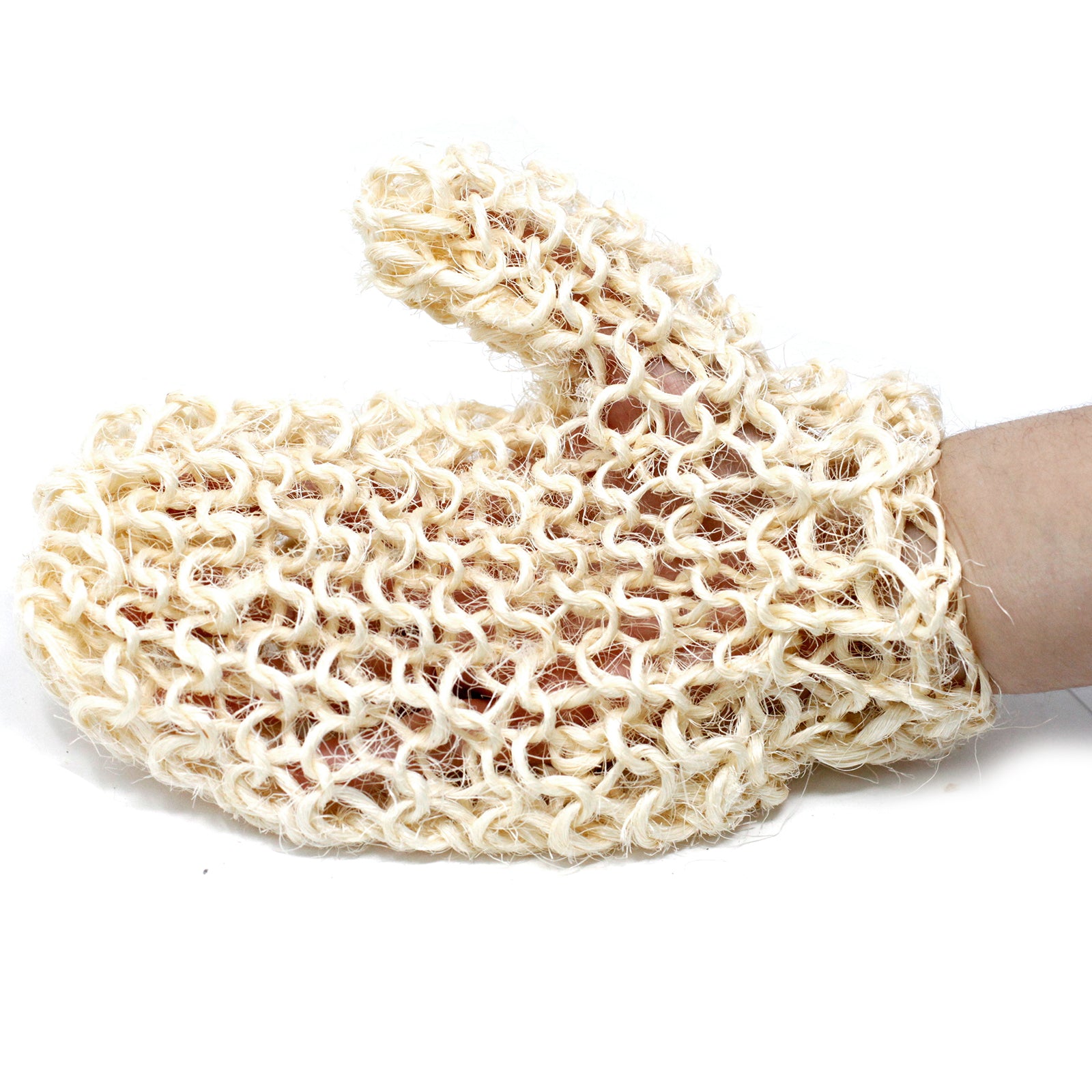 Gants exfoliants en Sisal naturel – vue 4