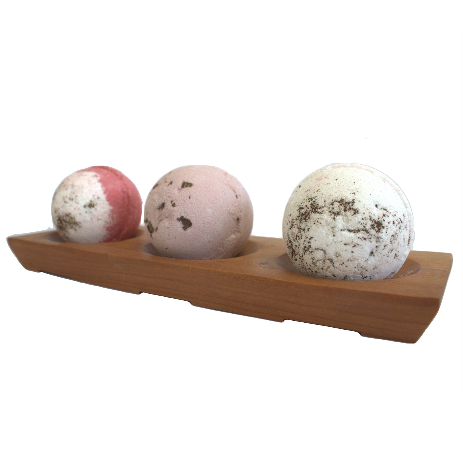 Porte Savon bois luxe - 3 compartiments – vue 3