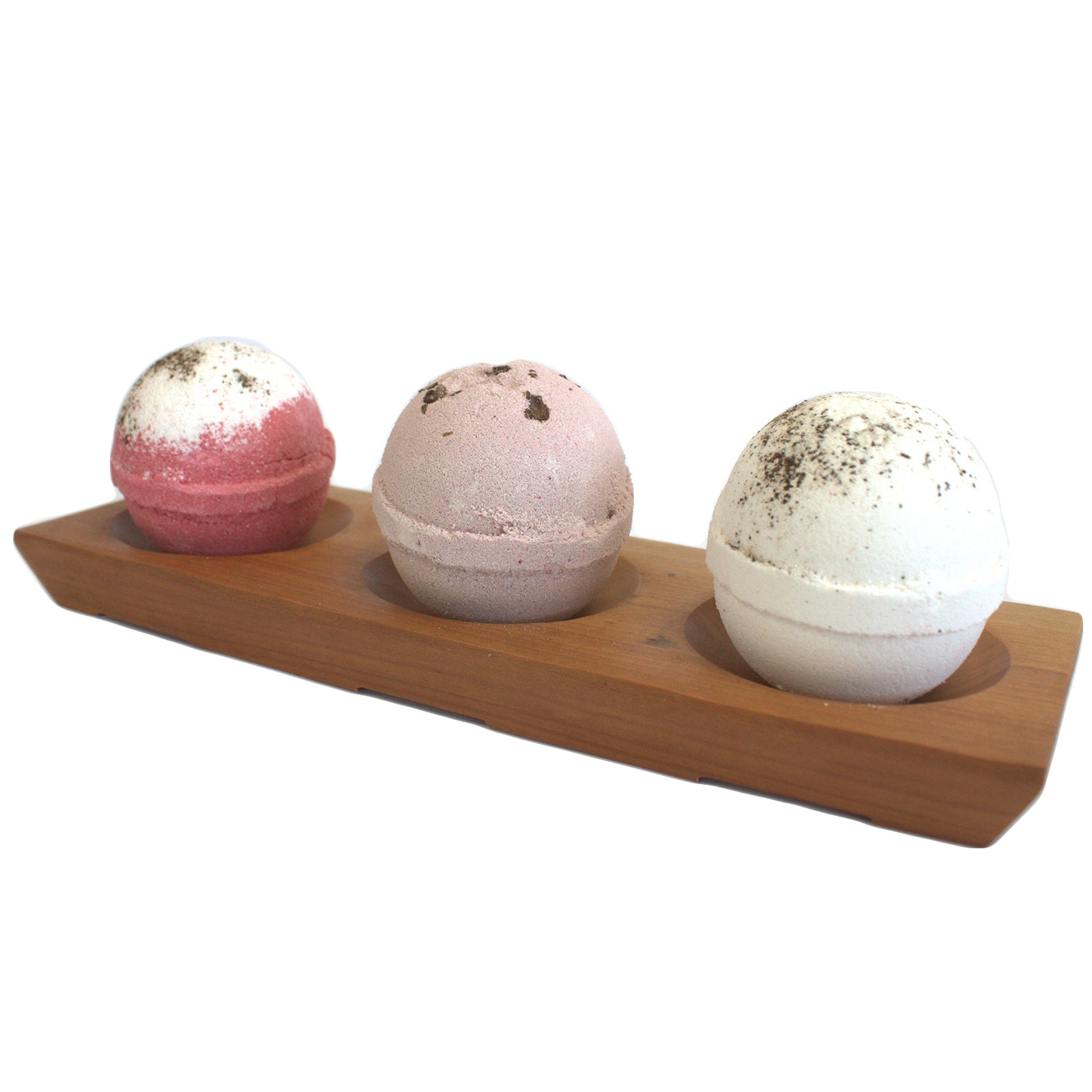 Porte Savon bois luxe - 3 compartiments – vue 4