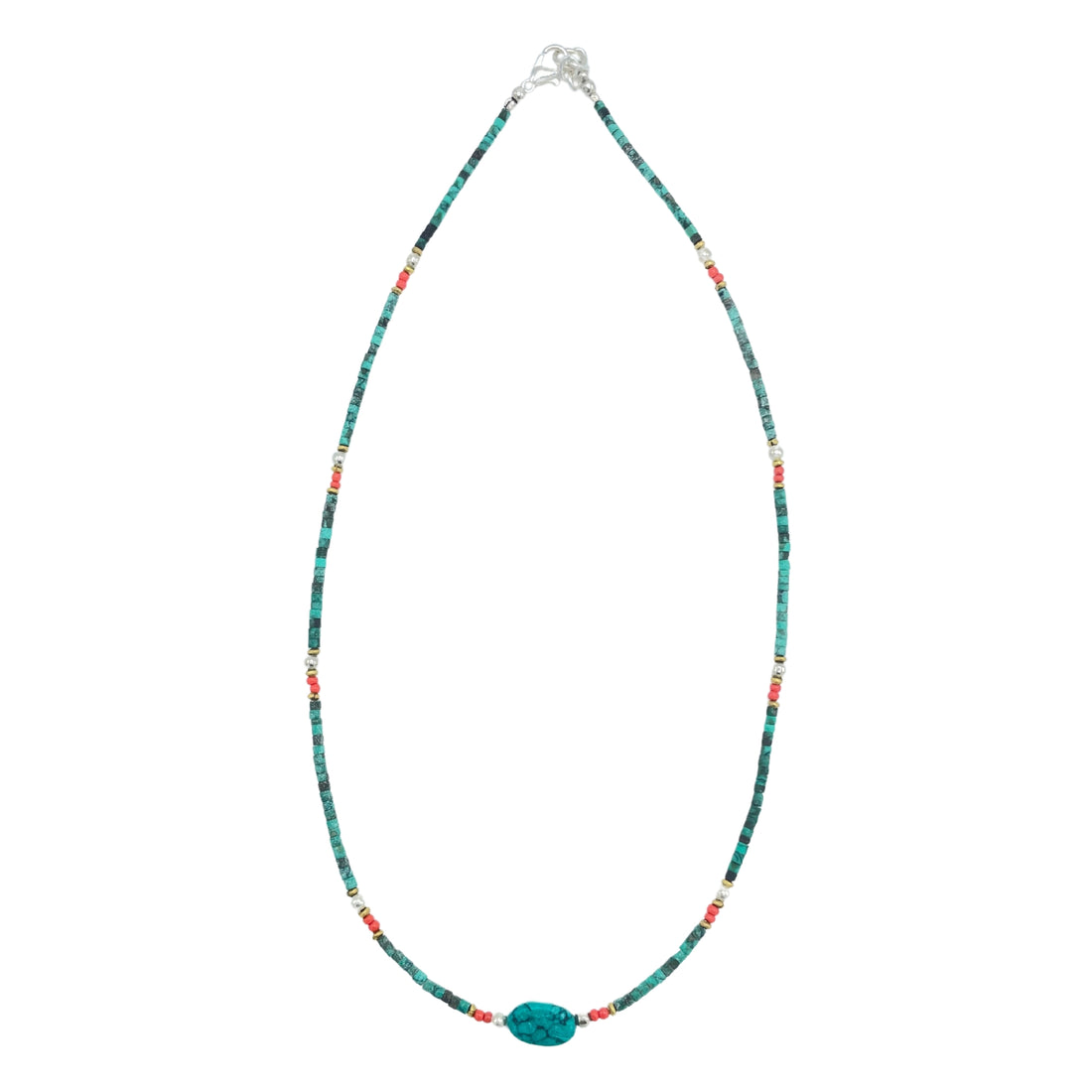 Collier de pierres précieuses - Turquoise : finesse et délicatesse de l&