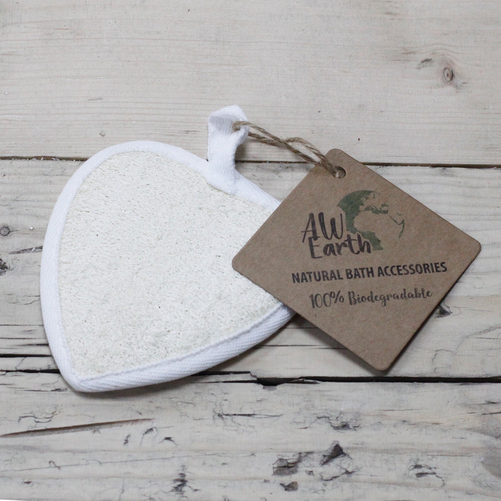 Exfoliant Corporel Loofah Naturel - Cœur