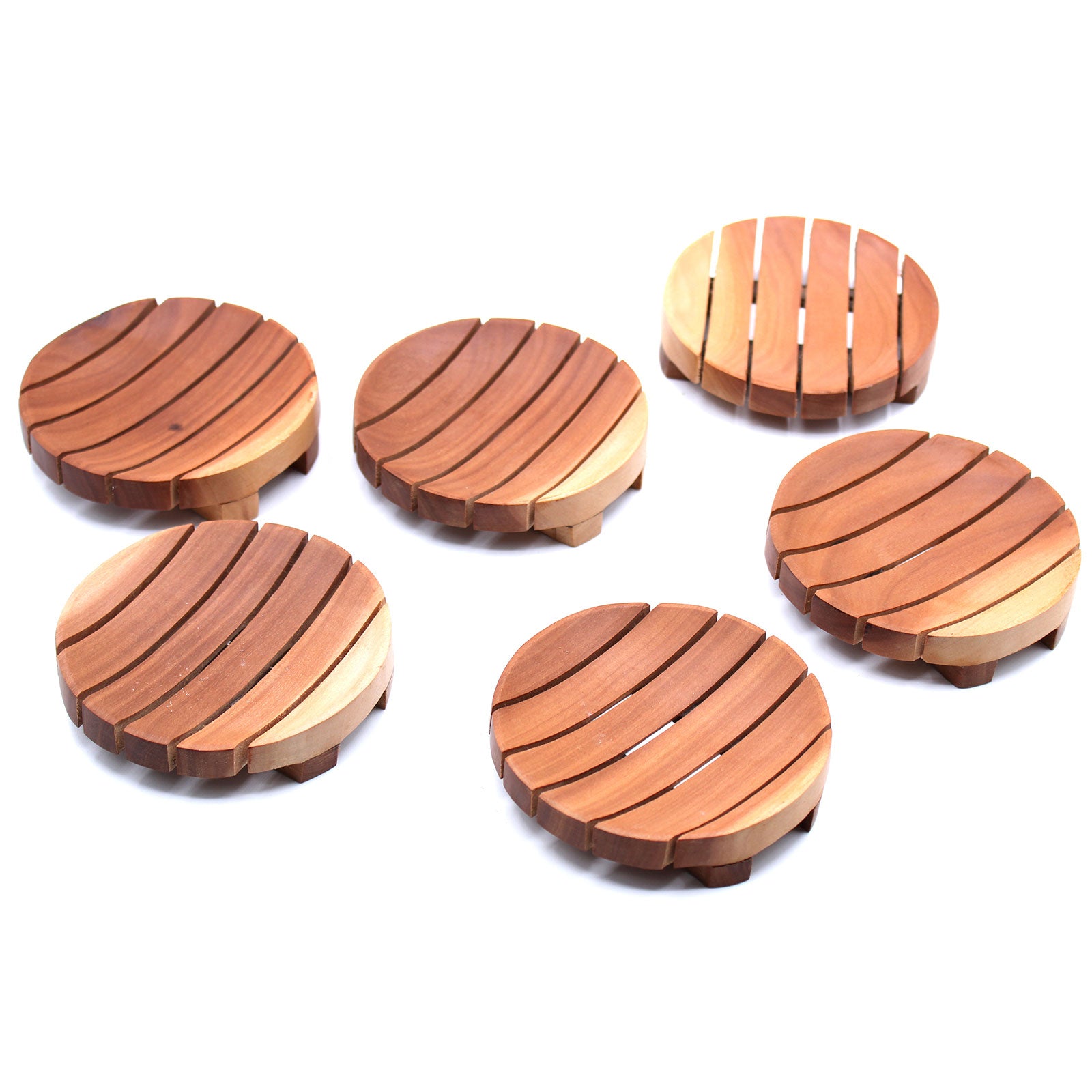 Porte Savon bois luxe - Rond