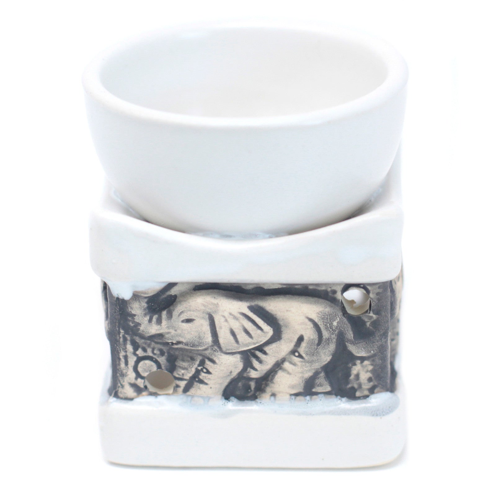 Brûle parfum classique carré Éléphant