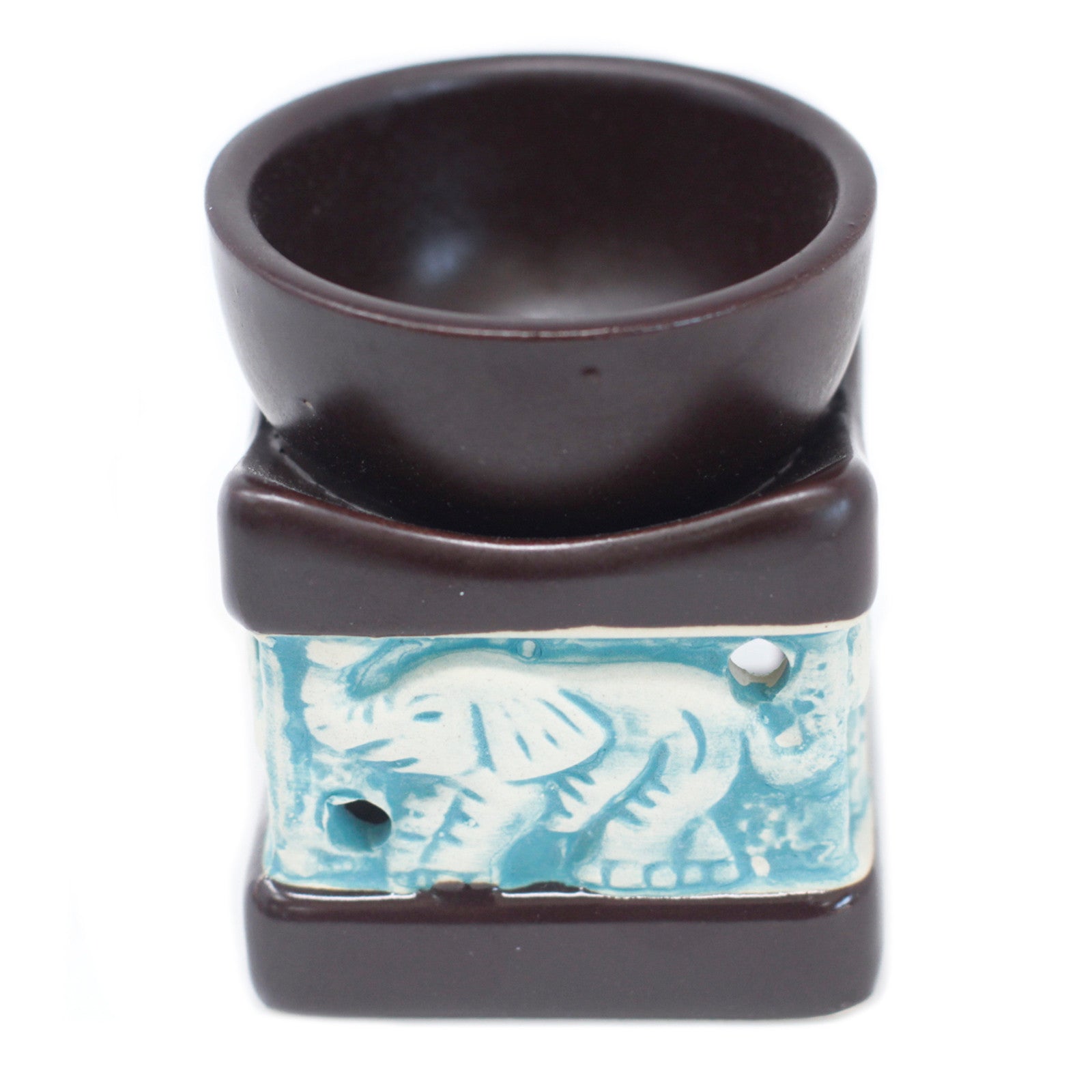 Brûle parfum classique carré Éléphant