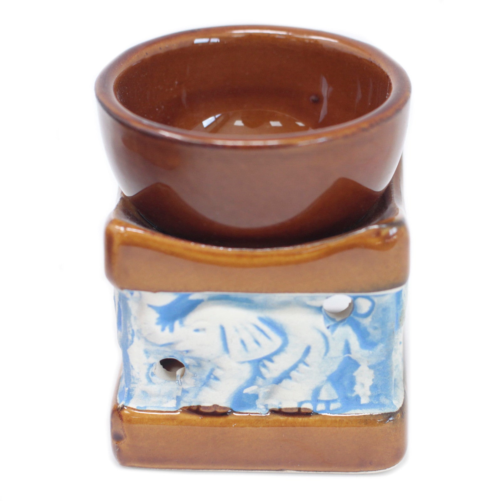 Brûle parfum classique carré Éléphant