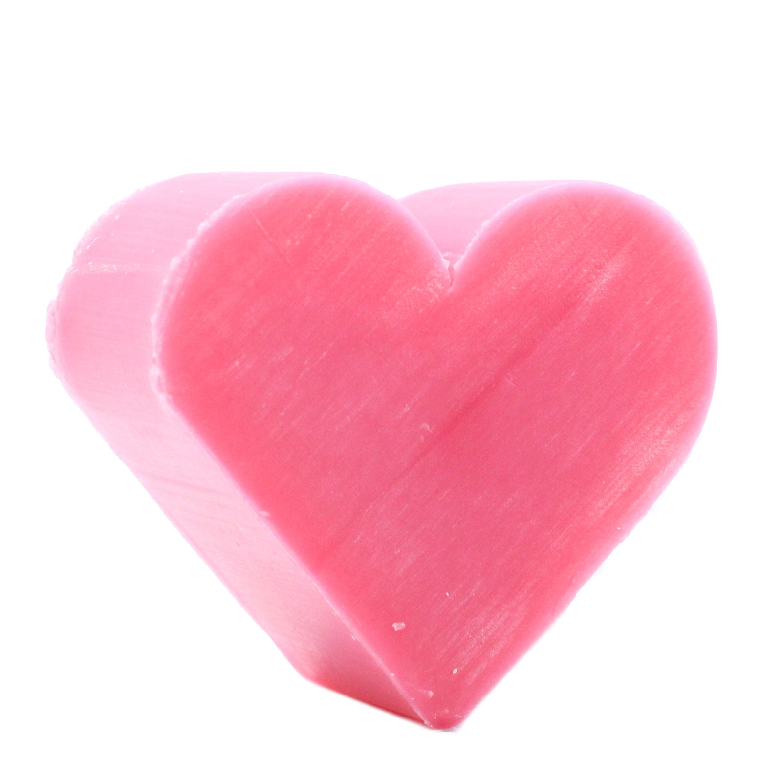 Petit savon en forme de coeur de 20g senteur rose sauvage