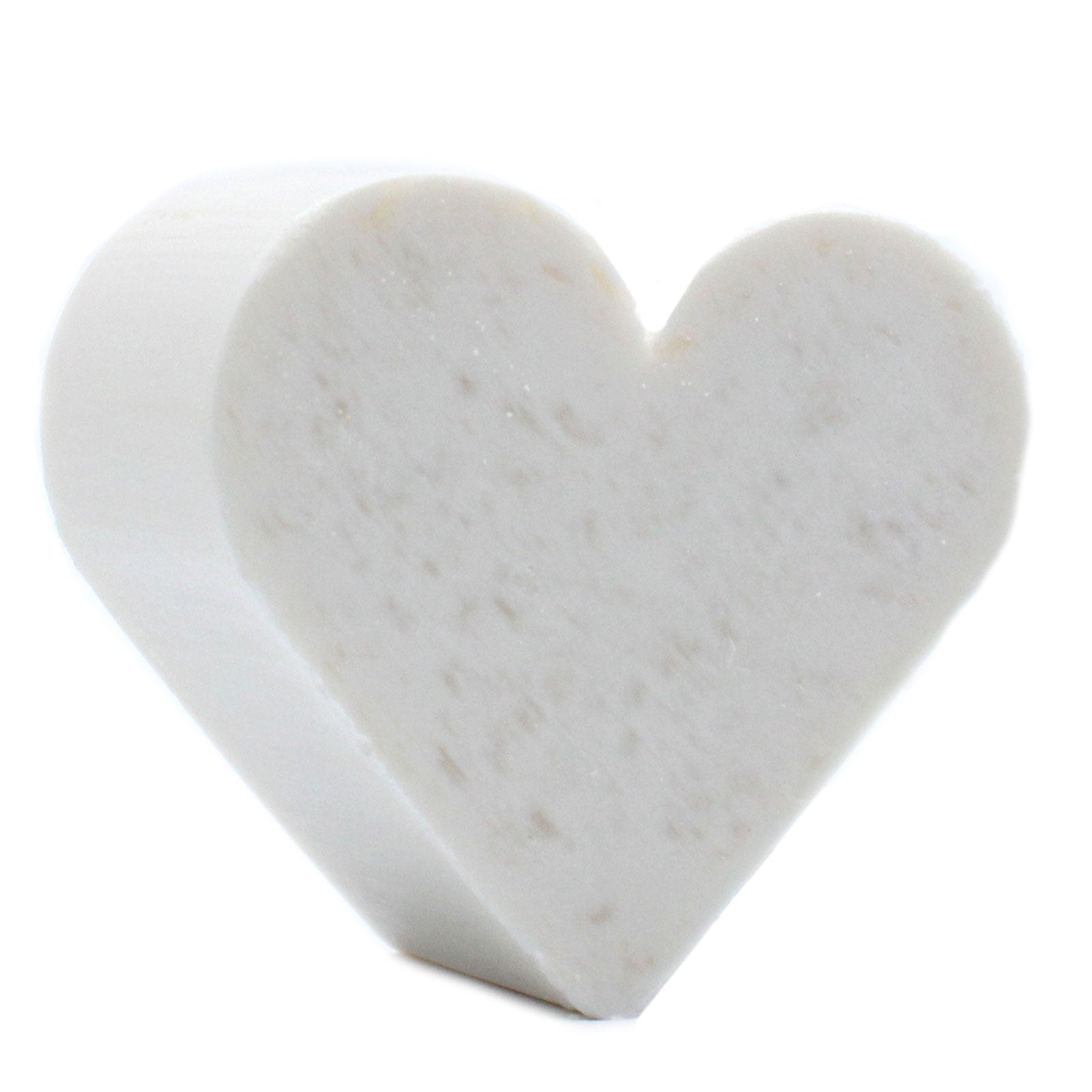 Petit savon en forme de coeur de 20g senteur noix de coco