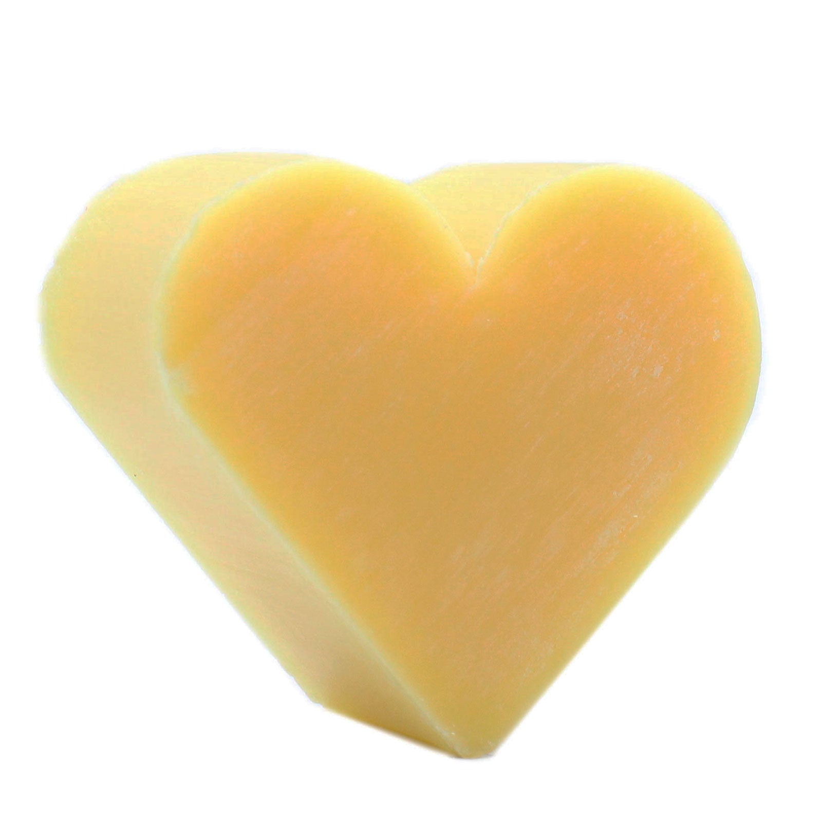 Petit savon en forme de coeur de 20g senteur pamplemousse