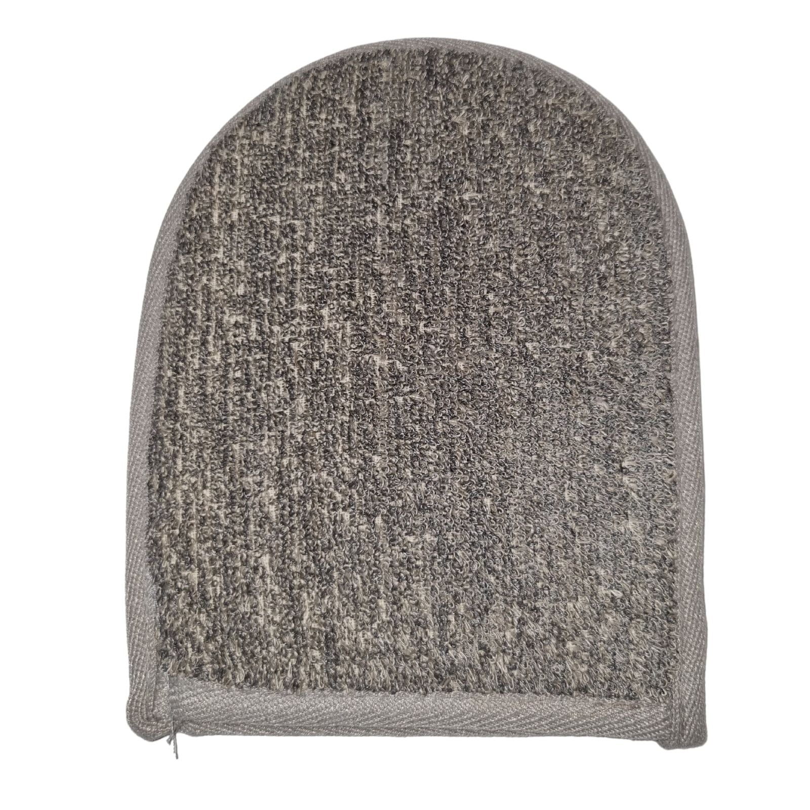 Mitaine de bain anthracite - Bambou et Lin – vue 3