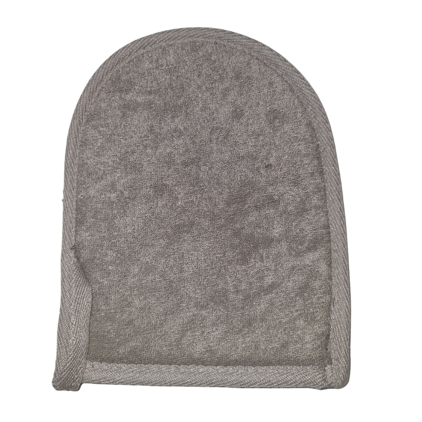 Mitaine de bain anthracite - Bambou et Lin – vue 4