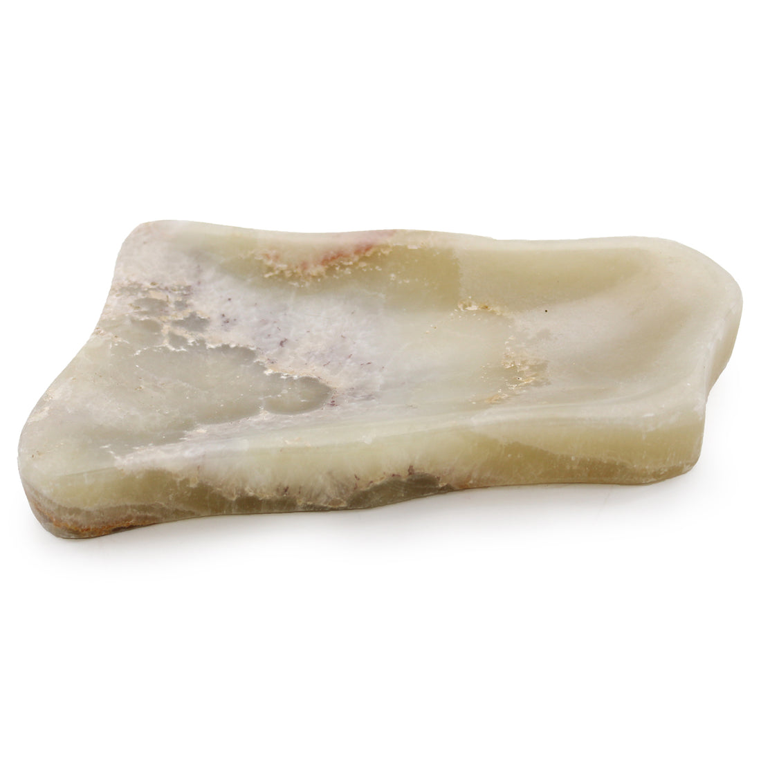 Porte savon natruel en Onyx miel