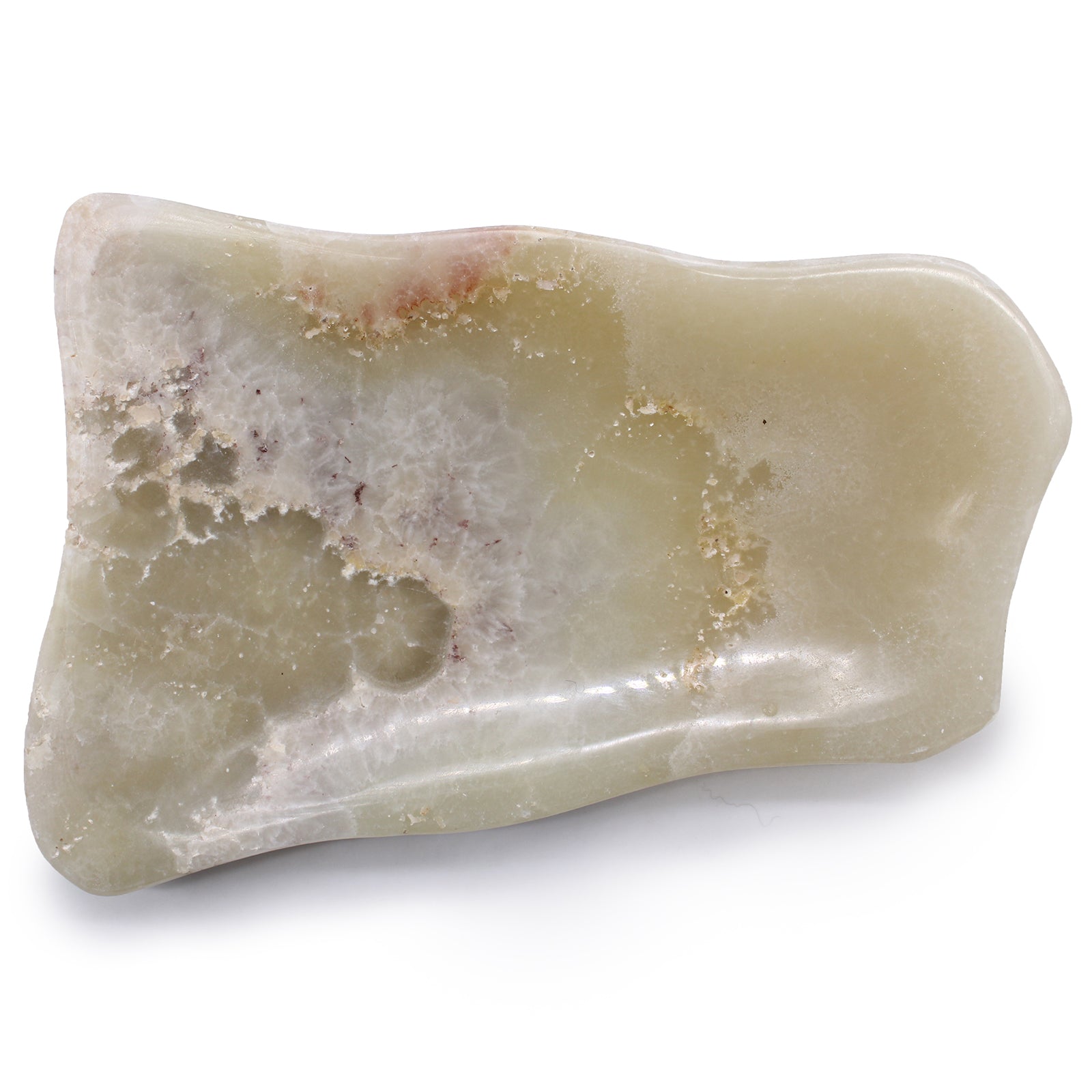 Porte savon natruel en Onyx miel