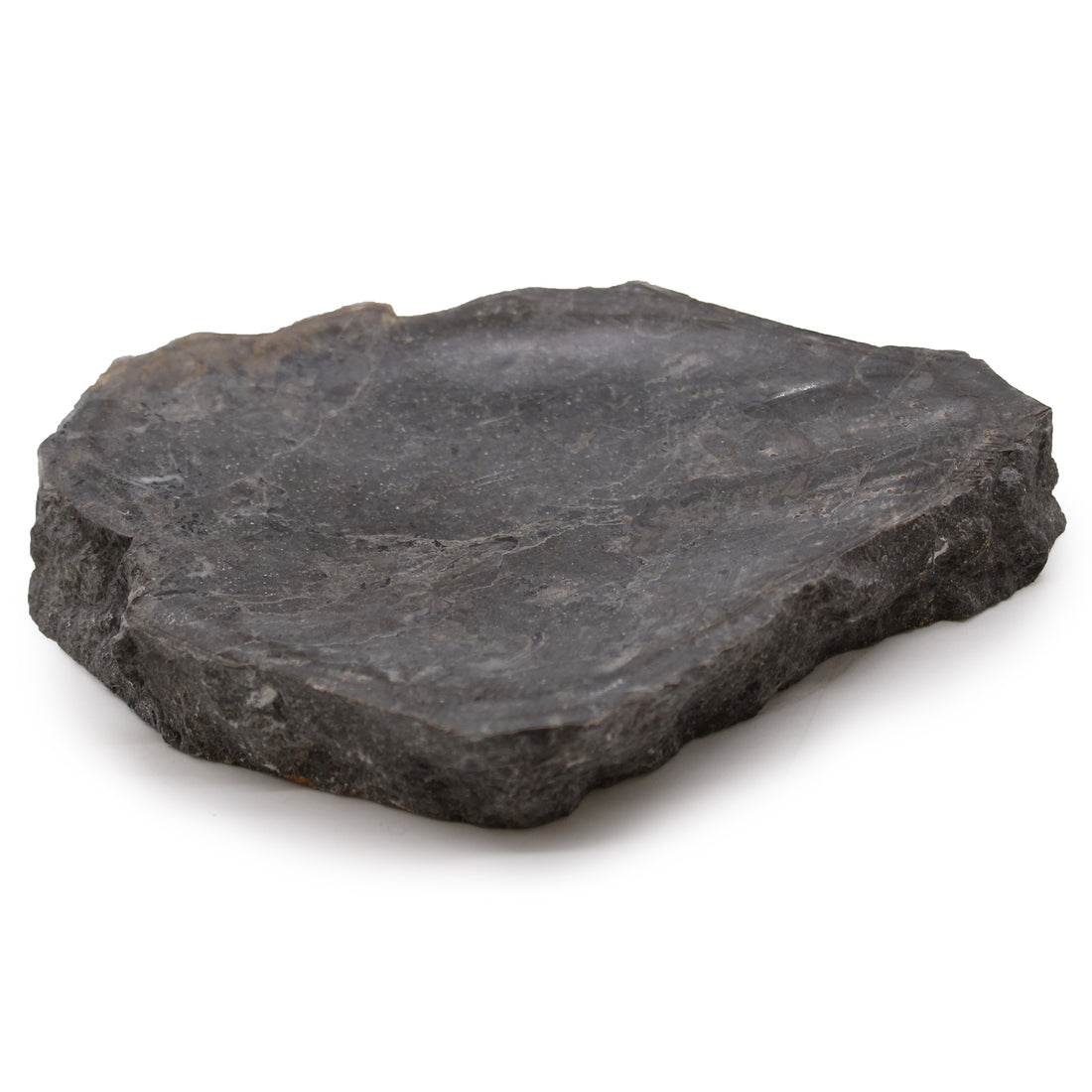 Porte savon en marbre gris naturel