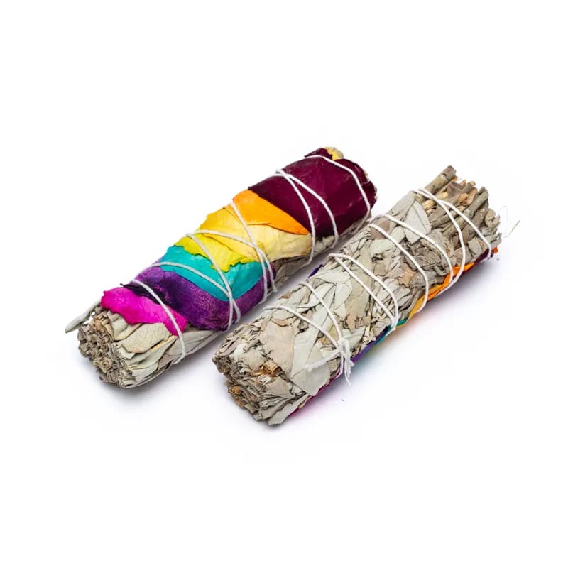 Smudge Sauge blanche + Rose - 7 chakras