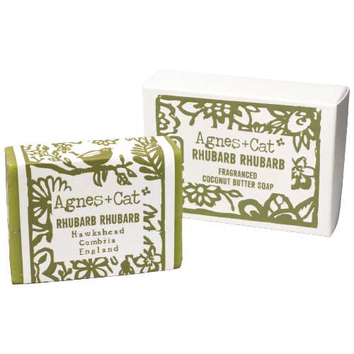 Savon Artisanal Rhubarbe – Fraîcheur et Gourmandise