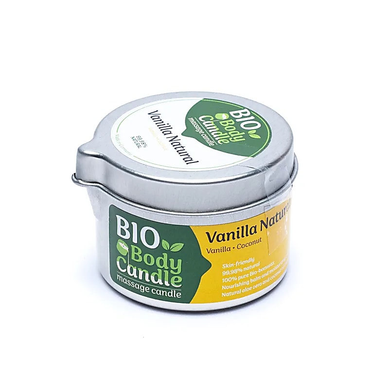 Bougie de massage bio - Vanille