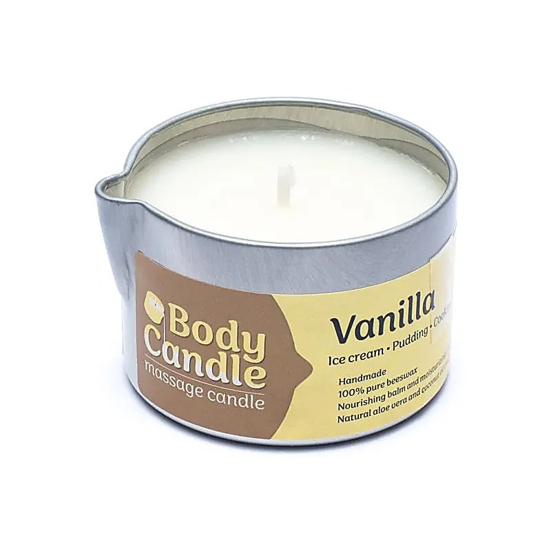 Bougie de massage bio - Biscuit Vanille
