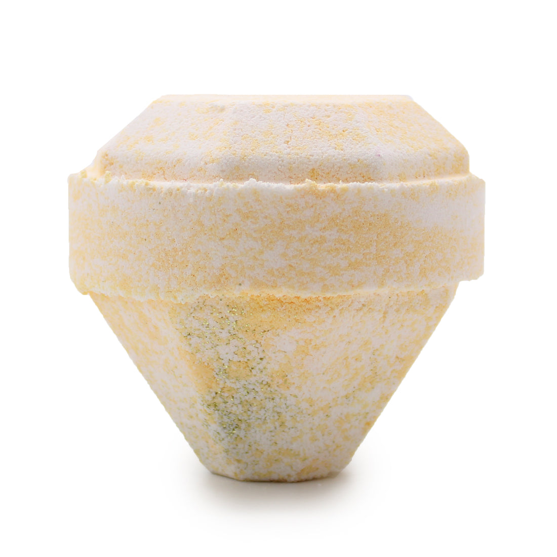 Bombe de bain avec Gemme | Blanc et Or