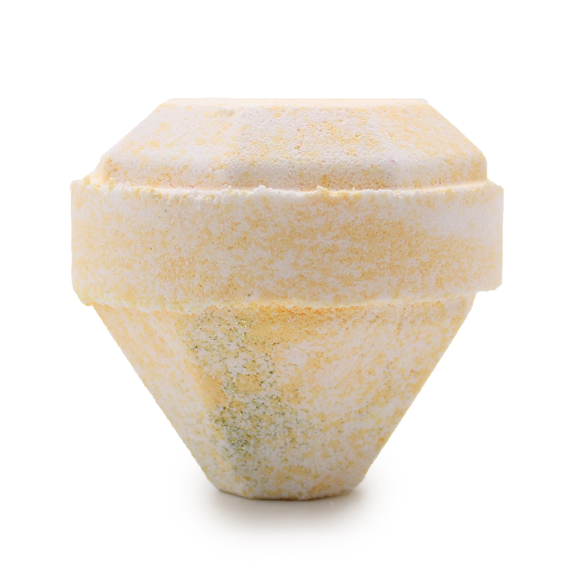 Bombe de bain avec Gemme | Blanc et Or