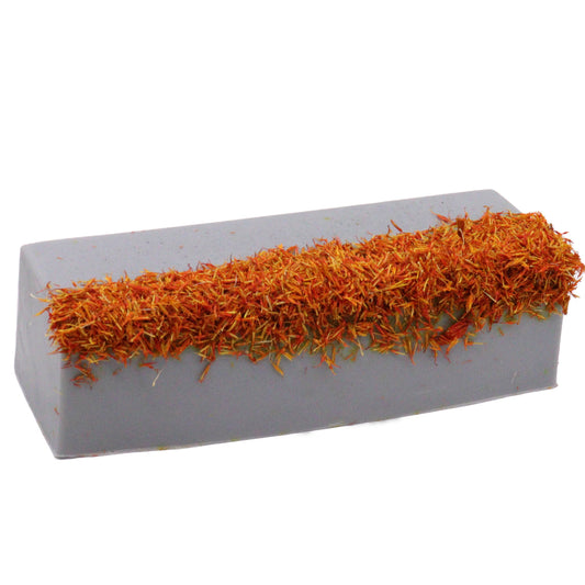 Savon Artisanal à l'Huile de Coco, Sel de Mer et Mousse Fraîche - vue de profil