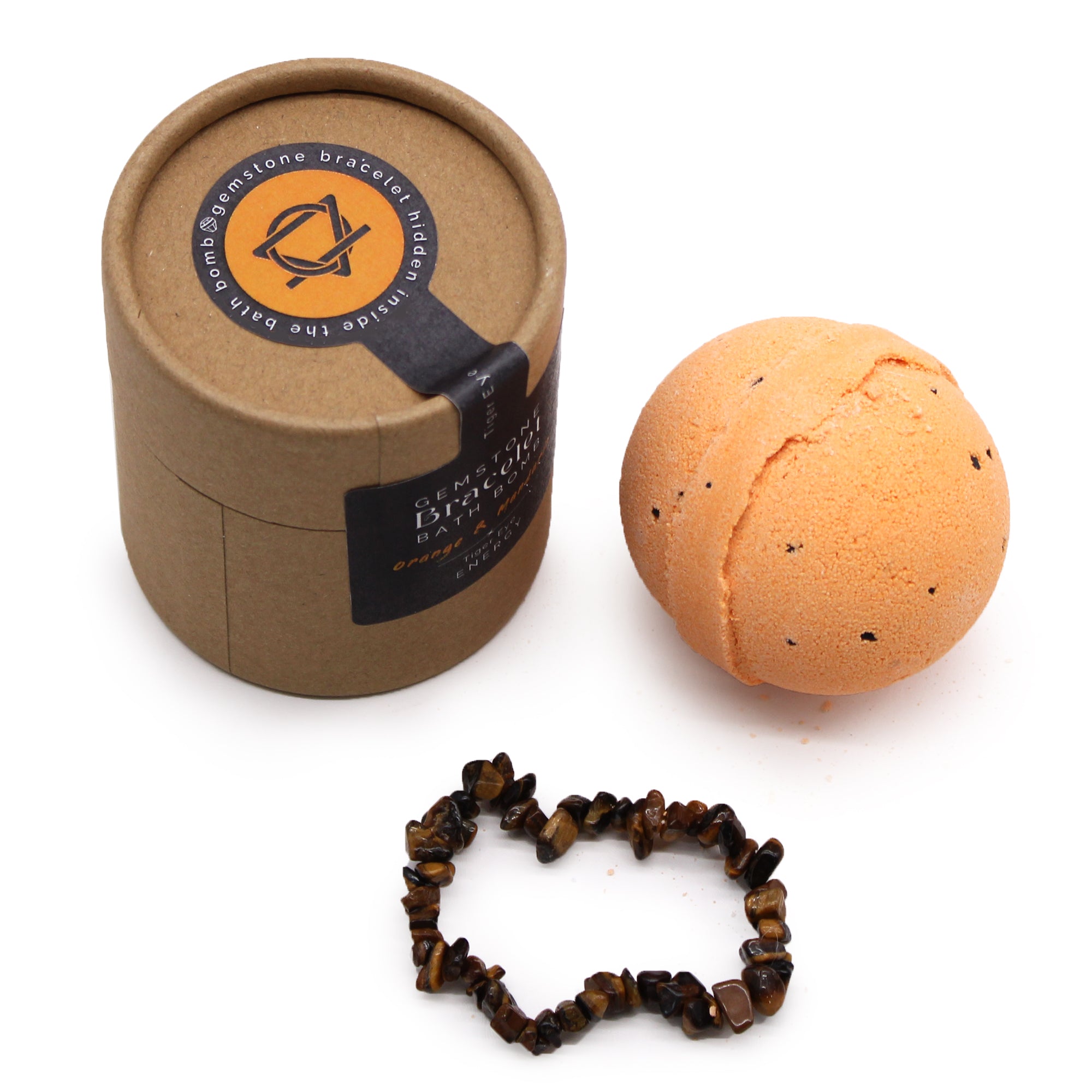 Bombe de bain & Bracelet Œil de tigre – Bien-être et Énergie