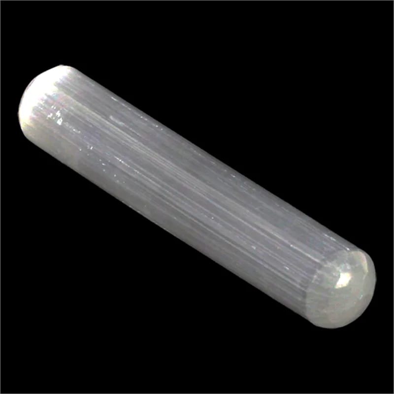 Baguette / bâton de massage arrondi en sélénite