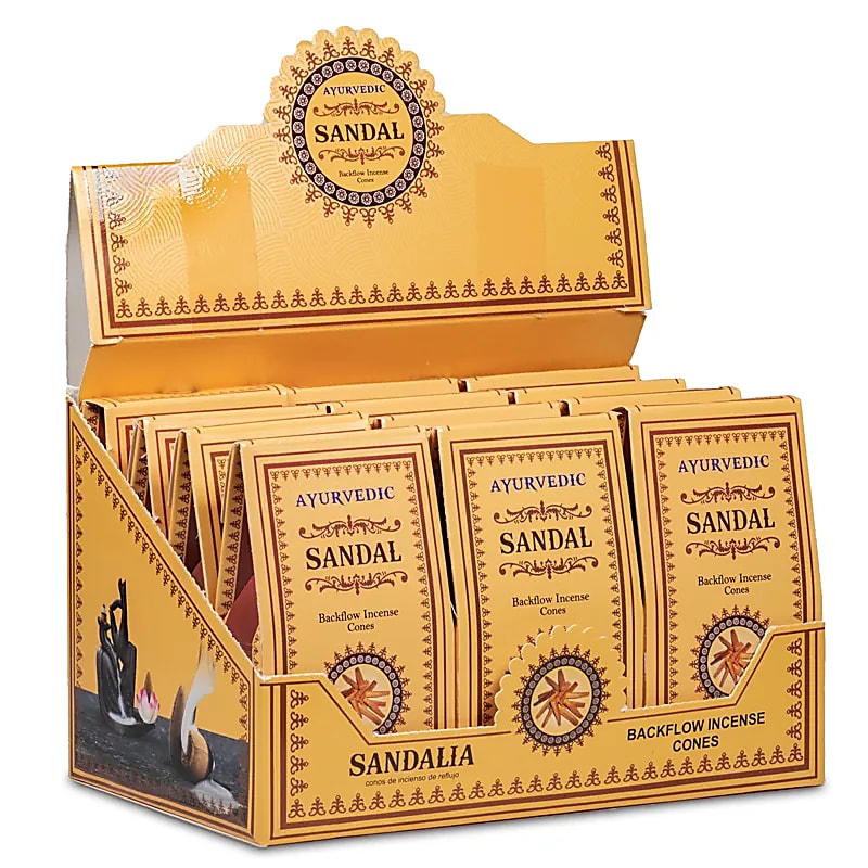 Cônes à refoulement Ayurvedique - paquets de 30g