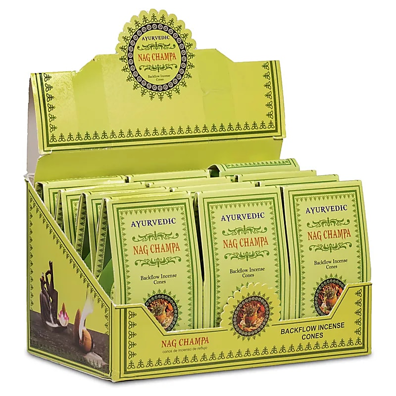 Cônes à refoulement Ayurvedique - paquets de 30g