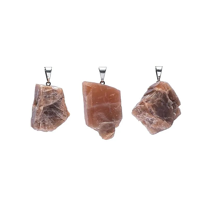 Pendentif en Pierre de Lune Naturelle brute